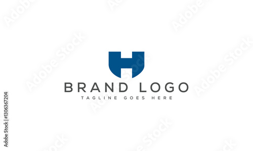 Free Download letter H logo design vector template design for brand. - GFXLoad