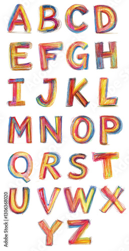 English alphabet set