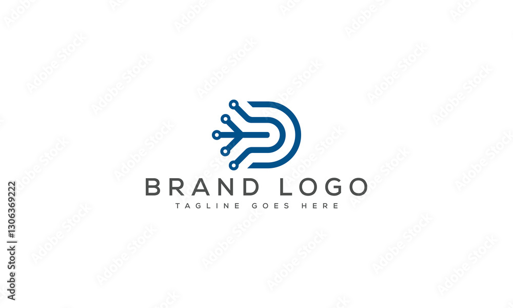 letter D logo design vector template design for brand. letter D logo design vector template design for brand.