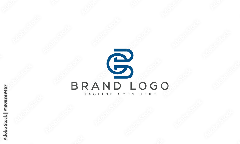 letter OB logo design vector template design for brand. letter OB logo design vector template design for brand.