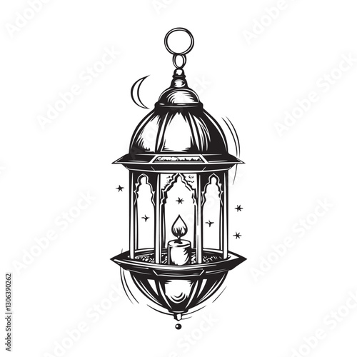 Ramadan Lantern Vector Images. Ramadan Kareem Lantern Vector 