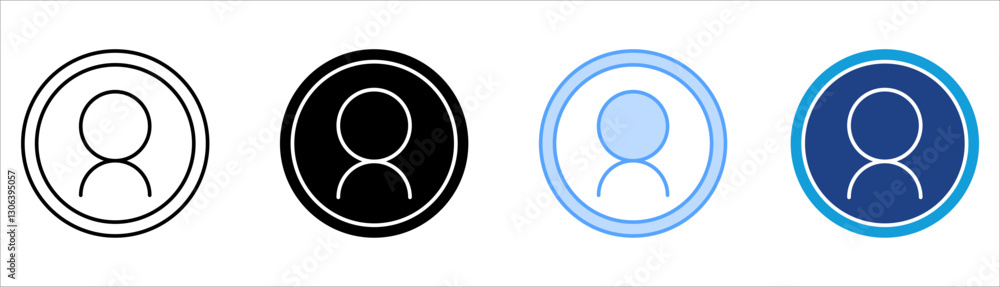 Profile Icon Set Multiple Style Collection Profile Icon Set Multiple Style Collection