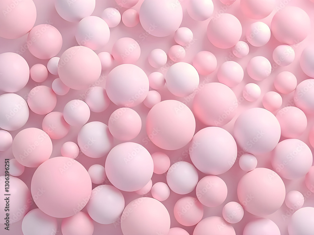Abstract Pink and White Sphere Background Abstract Pink and White Sphere Background