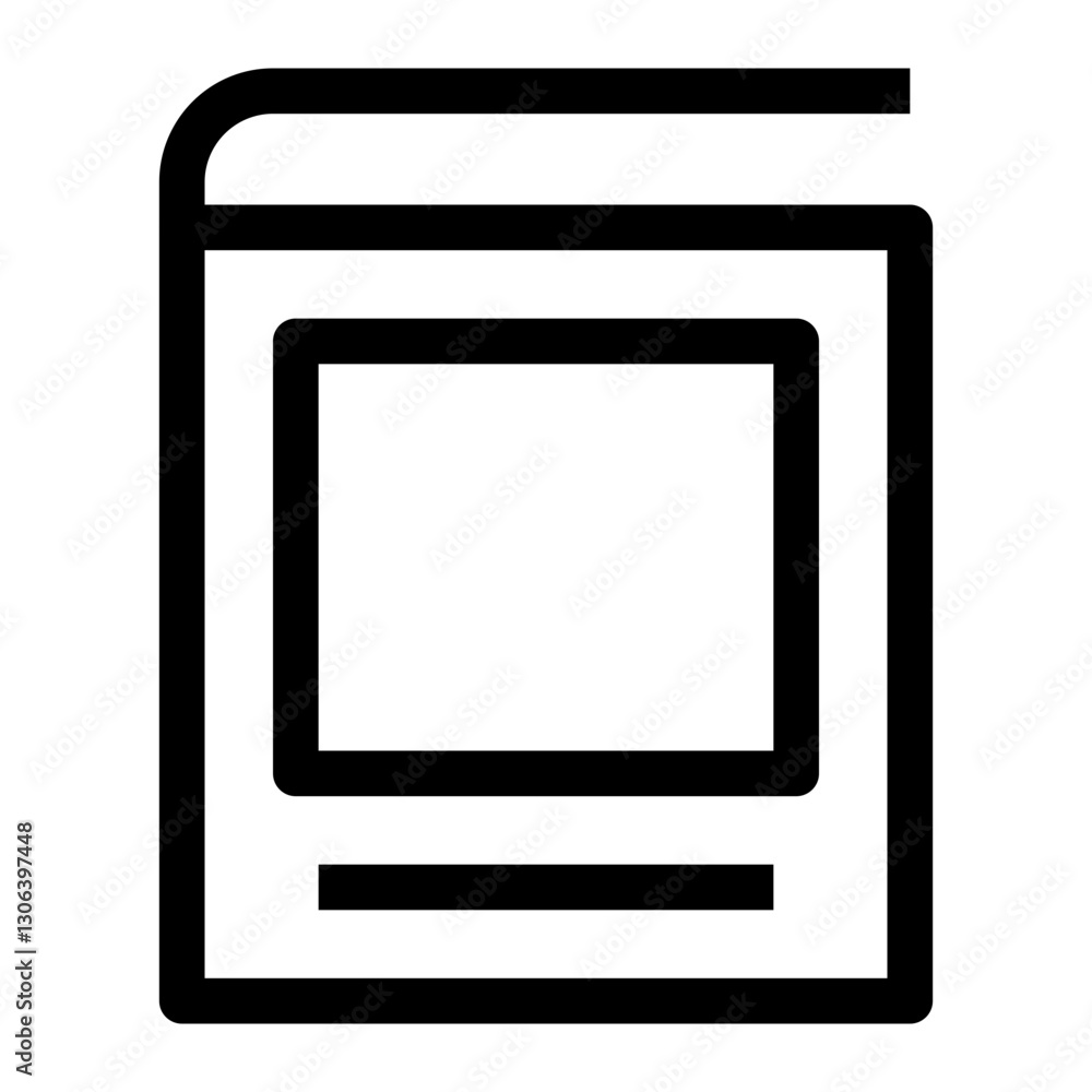 shopping and ecommerce thin icon shopping and ecommerce thin icon