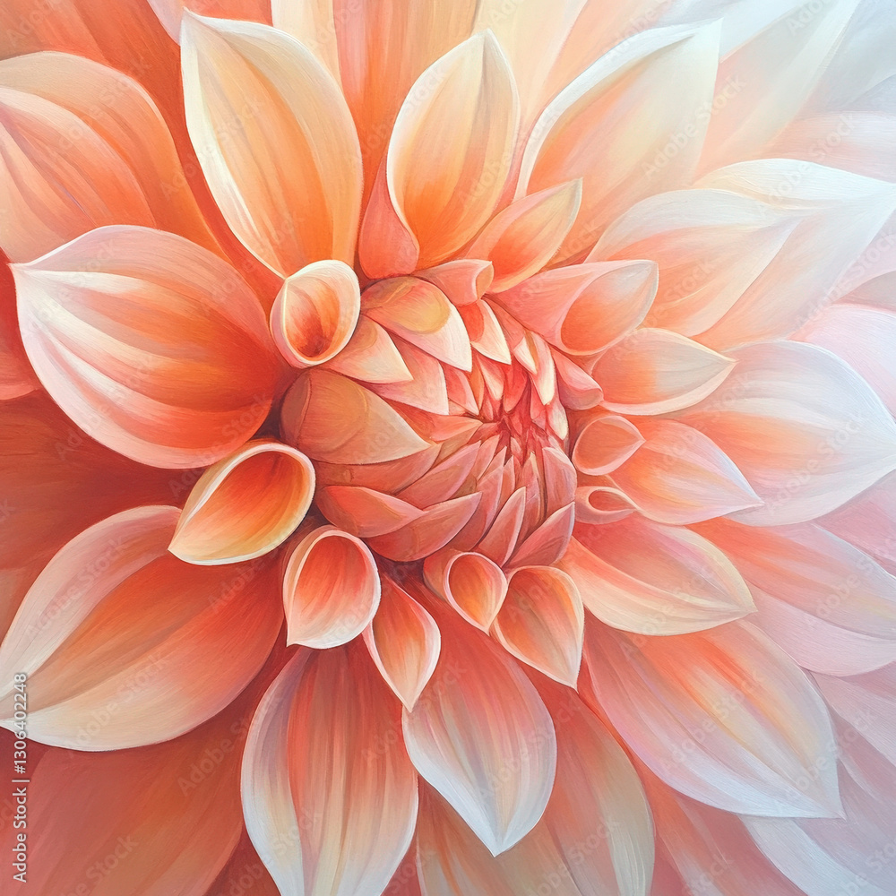 A close-up of a peach-colored dahlia in full bloom, showcasing its intricate layered petals in natural light.
A close-up of a peach-colored dahlia in full bloom, showcasing its intricate layered petals in natural light.