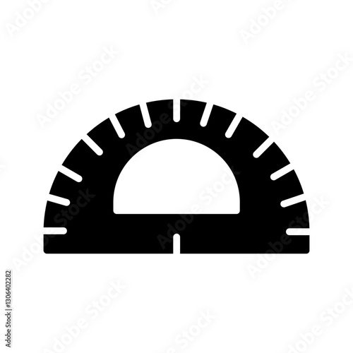 Protractor Vector Icon