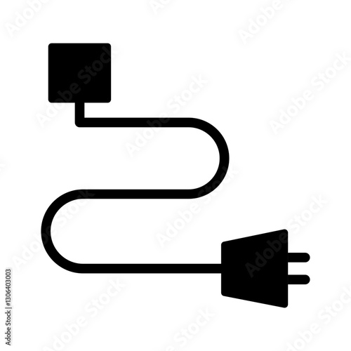 Power Cable Vector Icon