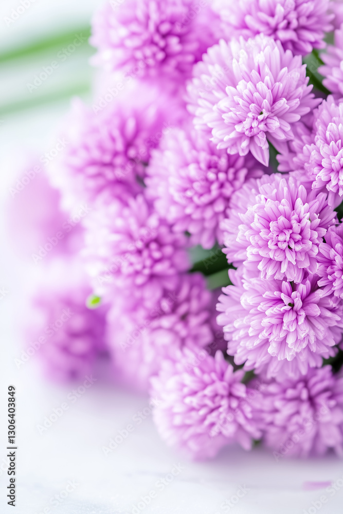 Lush clusters of chives create a captivating display with their vibrant lavender blossoms set against a clean white background, highlighting their intricate patterns and textures beautifully Lush clusters of chives create a captivating display with their vibrant lavender blossoms set against a clean white background, highlighting their intricate patterns and textures beautifully