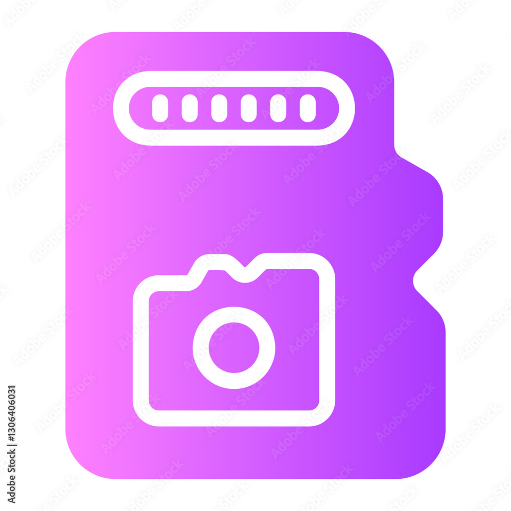 memory card Gradient icon memory card Gradient icon