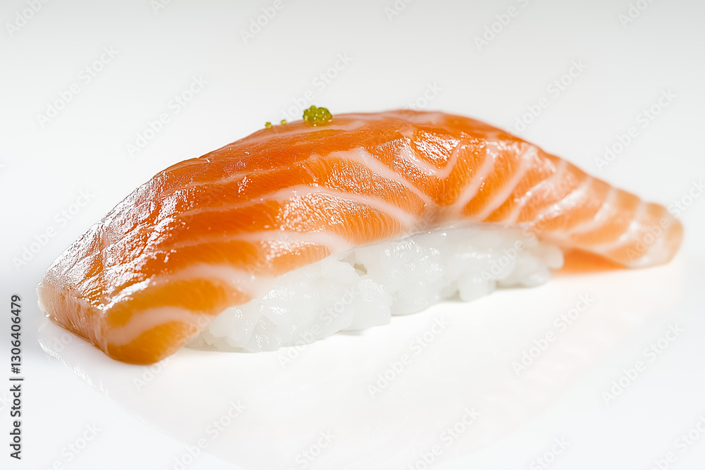 Raw salmon fillet is artistically presented with vibrant hues against a clean white backdrop, showcasing its delicate texture and freshness. Perfect for culinary enthusiasts Raw salmon fillet is artistically presented with vibrant hues against a clean white backdrop, showcasing its delicate texture and freshness. Perfect for culinary enthusiasts