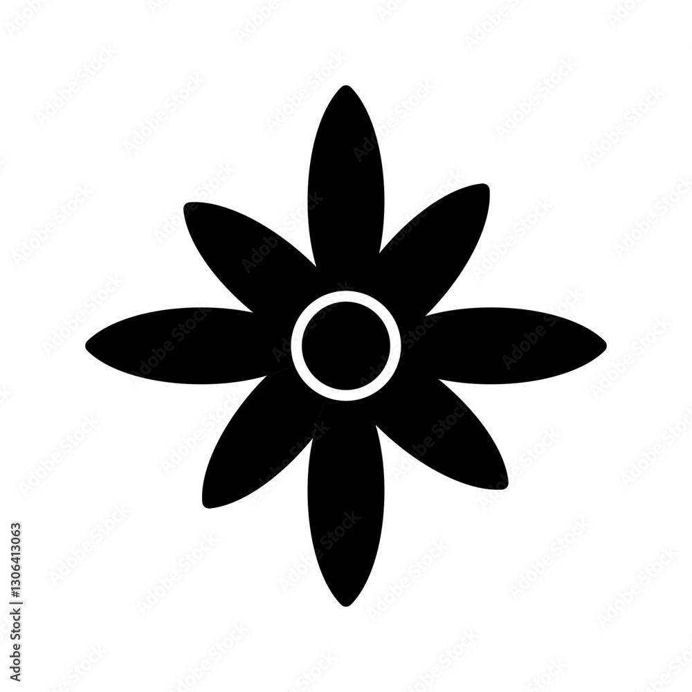 Flower Vector Icon Flower Vector Icon