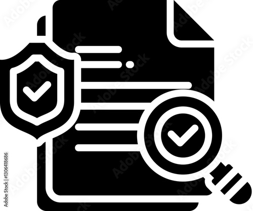 Review Icon in Glyph Style. Simple Vector Design. Simple Vector Glyph Icon