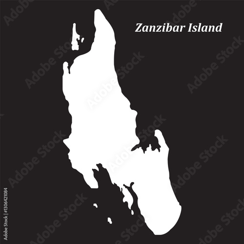 map of zanzibar island area