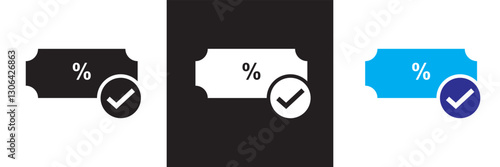 Taxes profit icon.  isolated on white and black background. Vector illustration. EPS 10