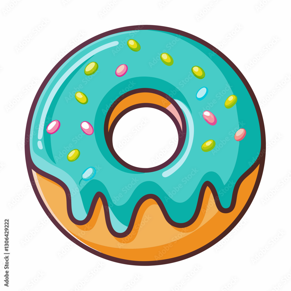 donut with sprinkles donut with sprinkles