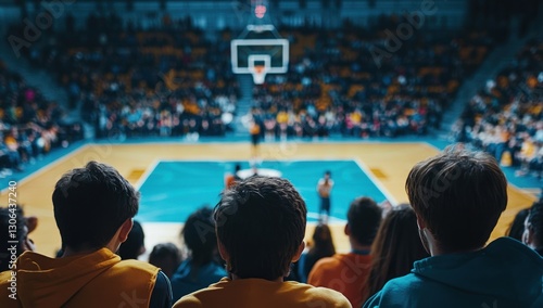 Crowd at a Basketball Game