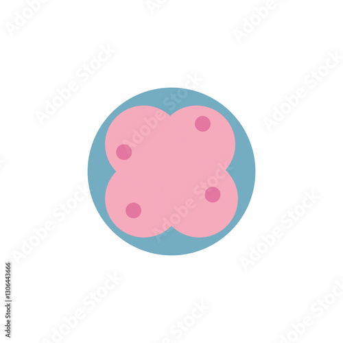 Embryo colored icon