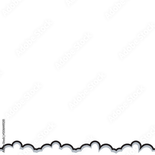 Cloud Comic Footer