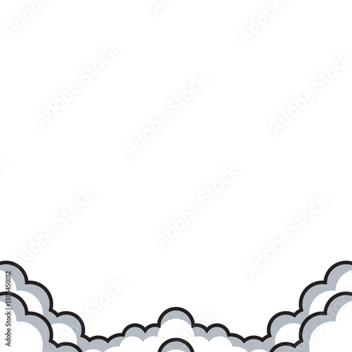 Cloud Comic Footer