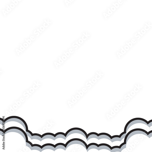Cloud Comic Footer