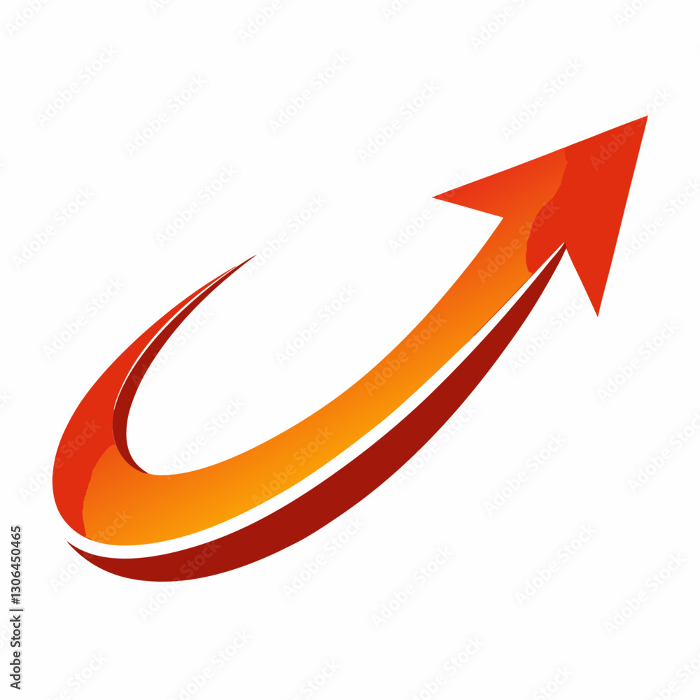 dynamic swoosh merging into an arrow dynamic swoosh merging into an arrow