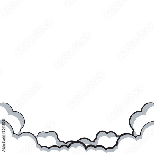Cloud Comic Footer