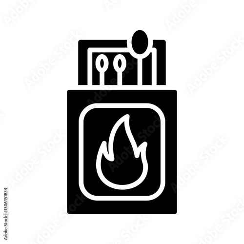 Waterproof matches Vector Icon