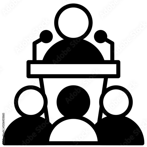 Public Speaking Icon