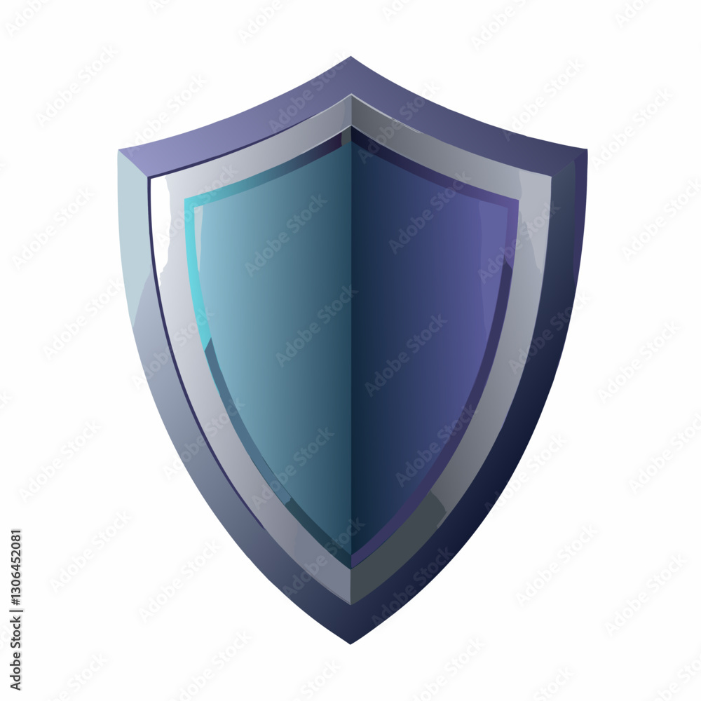gradient shield with a subtle metallic finish gradient shield with a subtle metallic finish