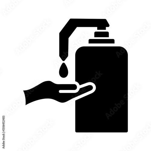 Hand sanitizer Vector Icon