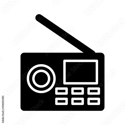 Emergency radio Vector Icon
