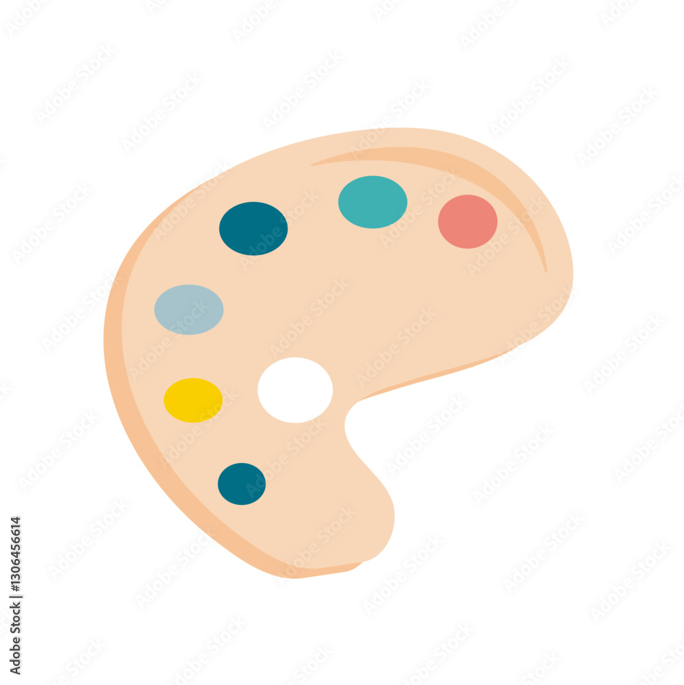 Fototapeta premium School paint palette 