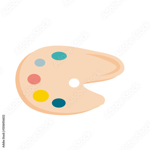 School paint palette
