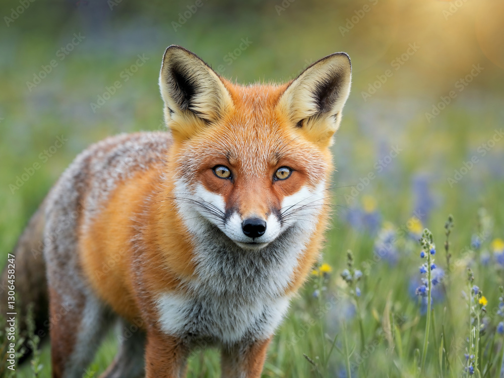 Fototapeta premium red fox in the wild