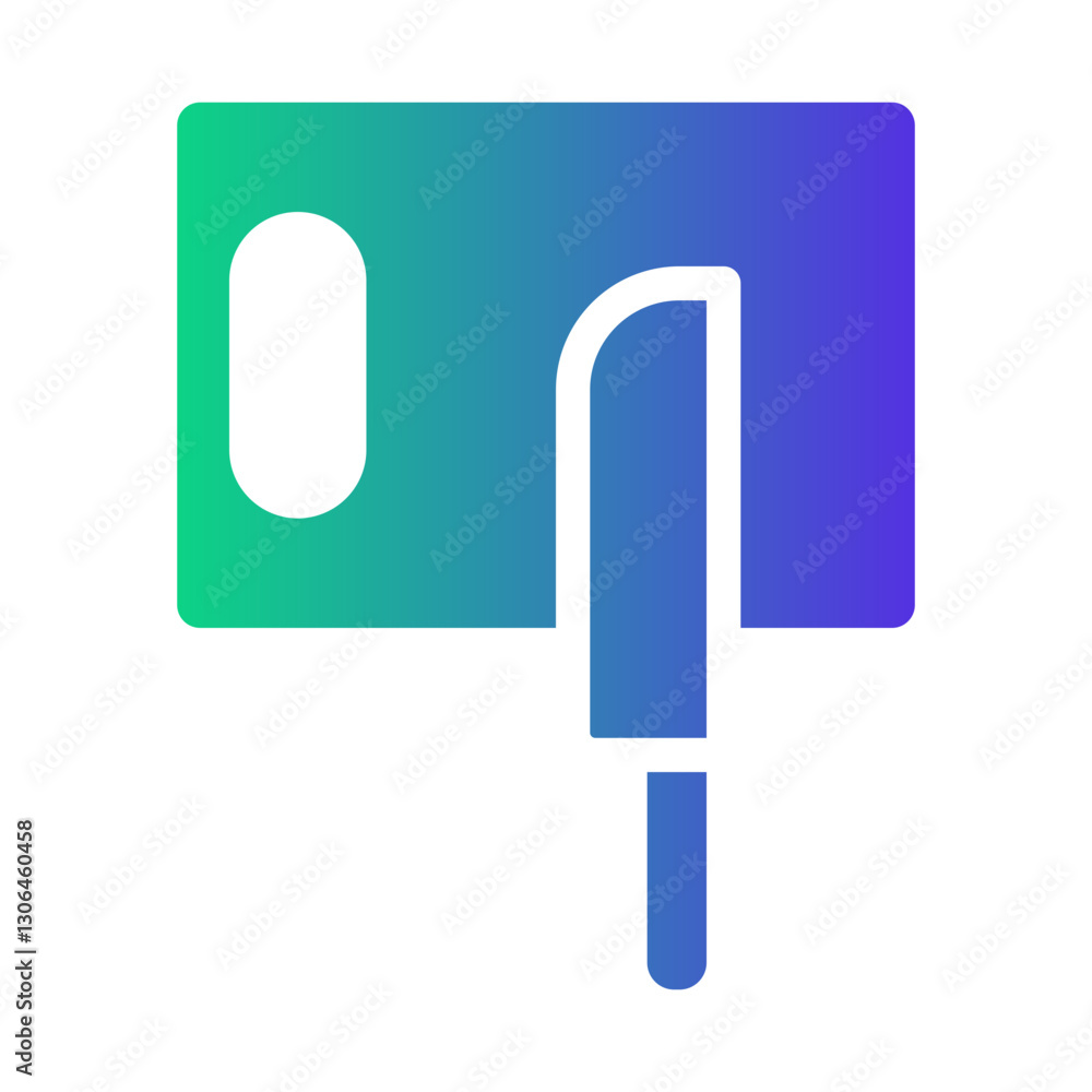 cutting Gradient icon cutting Gradient icon