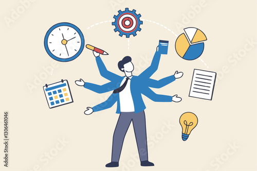 Gestión de proyectos, plan estratégico para administrar los recursos para el desarrollo, proceso de trabajo y planificación, concepto de finalización de tareas, gestor de proyectos inteligente de nego