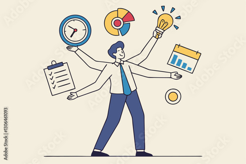 Gestión de proyectos, plan estratégico para administrar los recursos para el desarrollo, proceso de trabajo y planificación, concepto de finalización de tareas, gestor de proyectos inteligente de nego