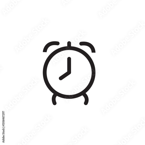 Clock Icon Vector. Alarm icon vector. Clock Vector icon. Vector Icon