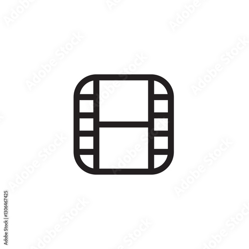 FIlm icon. flat design vector illustration for web and mobile