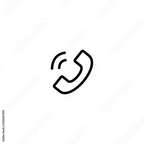 Phone flat icon. Call symbol. phone call sign. Vector