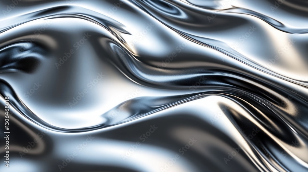 Liquid metal ripples, flowing, abstract background, design texture Liquid metal ripples, flowing, abstract background, design texture