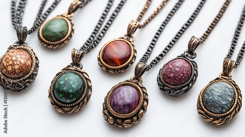 Exquisite Collection of Colorful Gems and Elegant Gold Necklaces Showcasing Timeless Luxury and Beauty Exquisite Collection of Colorful Gems and Elegant Gold Necklaces Showcasing Timeless Luxury and Beauty