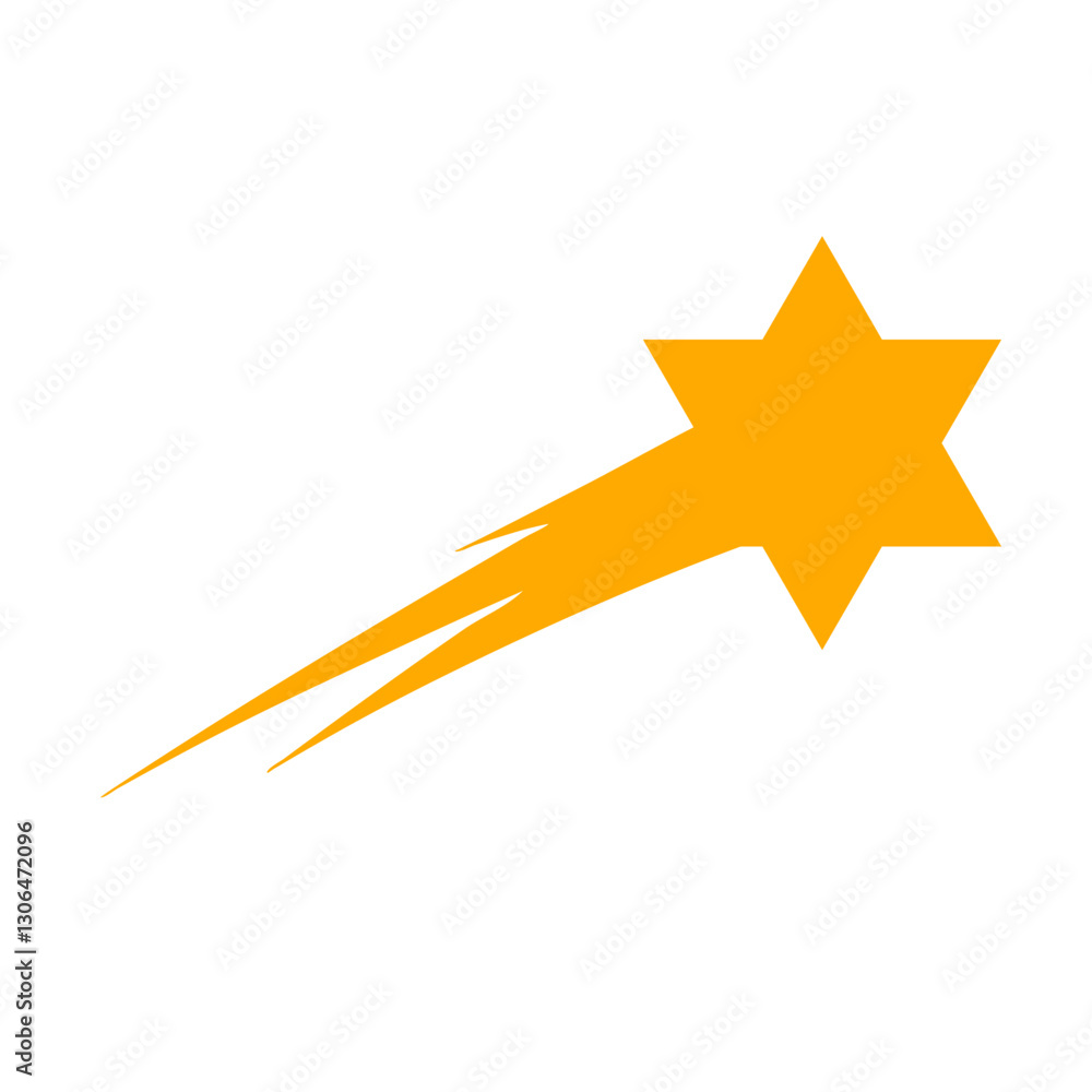 Obraz premium Falling Star icons space element 