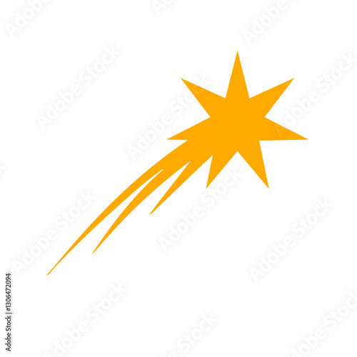 Falling Star icons space element
