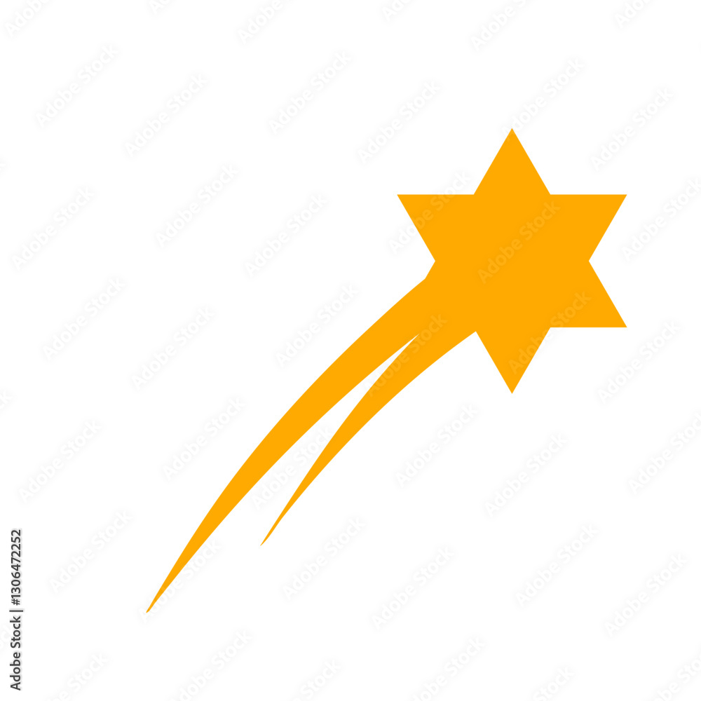 Obraz premium Falling Star icons space element 