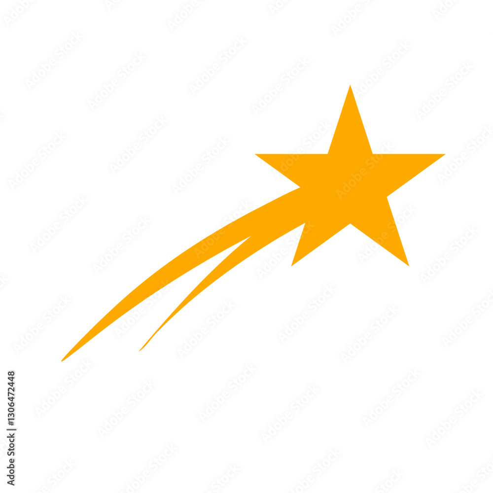 Obraz premium Falling Star icons space element