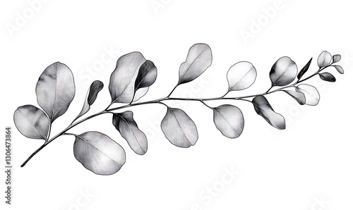 flowers and leaves in pictures illustrator2D
