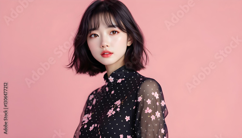 ファンタジーストーリー（ブロッサムピンクの色彩を纏った女性）