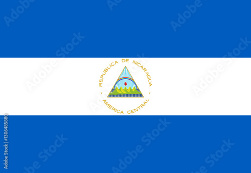 Nicaragua flag illustrator national