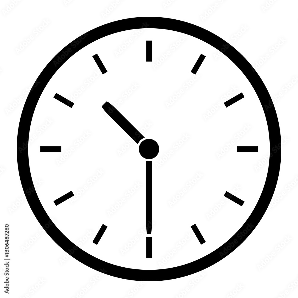 Uhr mit Uhrzeit Zeit zeigt 10:30 Uhr oder 22:30 Uhr Uhr mit Uhrzeit Zeit zeigt 10:30 Uhr oder 22:30 Uhr